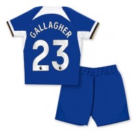 Chelsea Conor Gallagher #23 Hjemmedraktsett Barn 2023-24 Kortermet (+ Korte bukser)